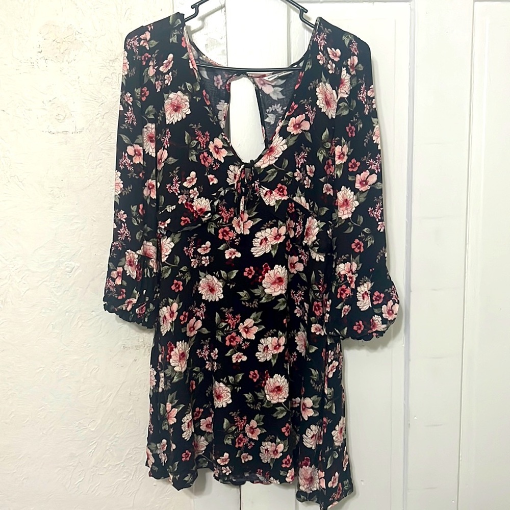 Flower Print Dress/Top